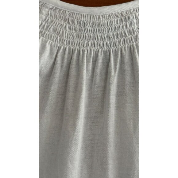 LAUREN RALPH LAUREN Cotton T-Shirt Tie Detail Classic Fit White Plus Size 1X - Picture 4 of 6